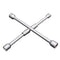 Universal Folding 4-Way Wrench Cross Wrench Tire Removal Repair Tool For Cars