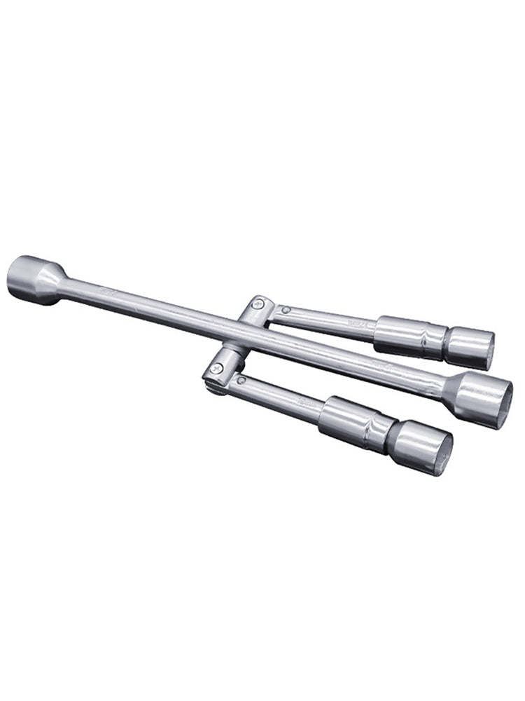 Universal Folding 4-Way Wrench Cross Wrench Tire Removal Repair Tool For Cars