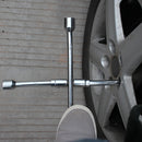 Universal Folding 4-Way Wrench Cross Wrench Tire Removal Repair Tool For Cars