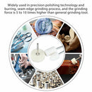 129pcs Felt Point Polishing Tool Wool Felt Buffing Mounted Point for Dremel