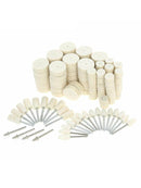 129pc Soft Felt Polishing Buffing Burr Grinding Wheel Kit Grinder Rotary tool