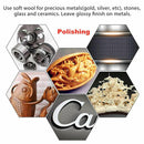129pcs Felt Point Polishing Tool Wool Felt Buffing Mounted Point for Dremel