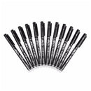 12pcs 0.5mm Erasable Black Gel Ink Pen Stationery Drawing Writing School Supply
