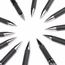 12pcs Erasable Black Gel Ink Pens School Students Kids Stationery Supplies Set
