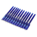 0.5mm Ink Blue Gel Pen Office Stationery Erasable Pens Ballpoint Student Tool