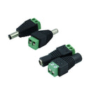 5 Pairs 12V Female Male Power Connector Adapter Plug Jack Socket For CCTV Cable
