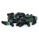 5 Pairs 12V Female Male Power Connector Adapter Plug Jack Socket For CCTV Cable