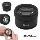 30X Loupes Magnifier Magnifying Glass Lens Portable for Jeweler Coins Stamps
