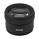 30X Loupes Magnifier Magnifying Glass Lens Portable for Jeweler Coins Stamps
