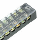 5X 12 Way Position Power Distribution Terminal Block with Cover Up To 15A 600V