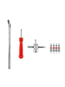 Valve Stem Install Remover Repair HD Chrome Tool Puller Car Tire Plug Core Y TG