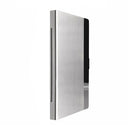 Semi-open Business Credit ID Card Holders Metal Stainless Steel Pocket Case Box