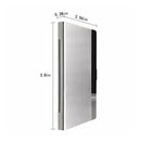 Unisex Business Card Holder Stainless Container Case for Credit Name ID Card
