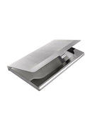 Semi-open Business Credit ID Card Holders Metal Stainless Steel Pocket Case Box