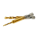 6PCS Hex Shank Titanium Threaded Drill Bit Set Composite Tap M3-M10 CV B