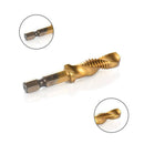 6PCS Hex Shank Titanium Threaded Drill Bit Set Composite Tap M3-M10 CV B
