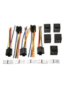 5x Relay Wire Harness Socket SPDT 5Pin 12V 30/40Amp Car Relays Kit Nice Fashion