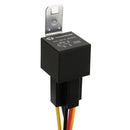 5X Automotive Relay DC12V Car SPDT 5Pin 5 Wires w/Harness Socket 40/30 Amp