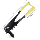 Rivet Gun Kit Professional Riveter Single Hand Manual Alloy Steel heavy duty