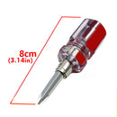 2-in-1 Dual Head Screwdriver 8cm / 3.14 in Cross Head Slotted Screwdriver