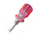 1pc Mini Dual Purpose Retractable Screw Driver Cross Head Slotted Screwdriver