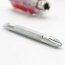 1pc Mini Dual Purpose Retractable Screw Driver Cross Head Slotted Screwdriver