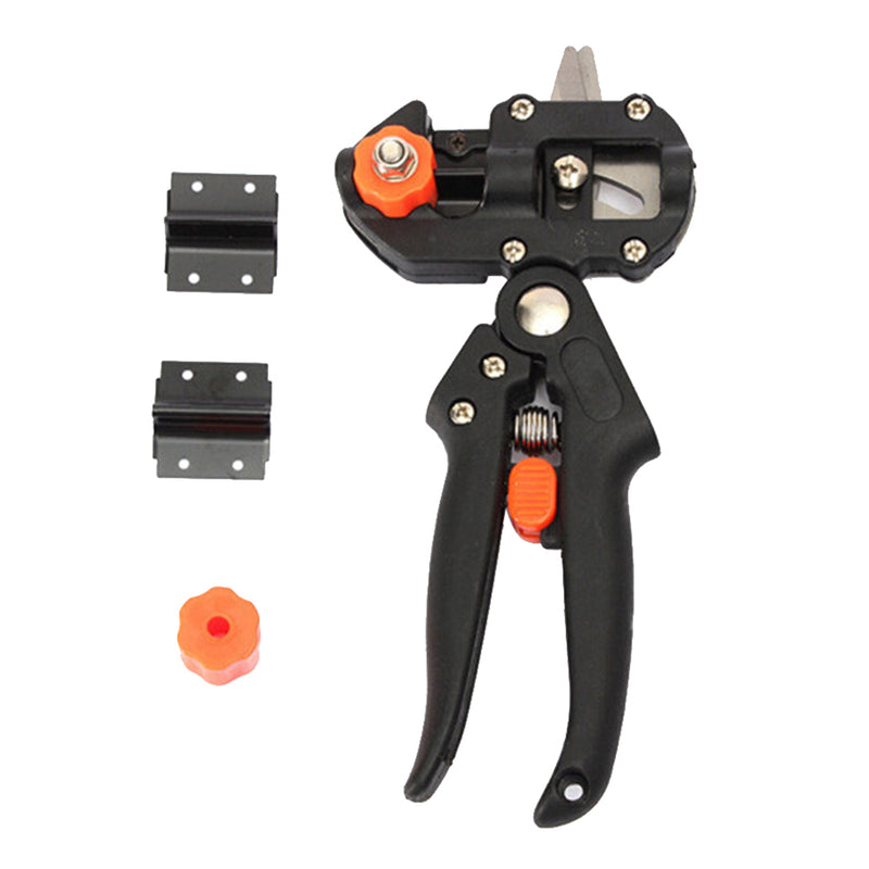 Black Grafting Kit Pruning Pruner Cutting Tools Kit for Garden Fruit Trees