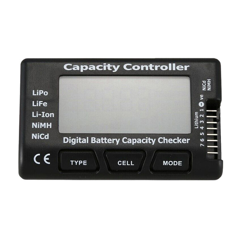 Digital Battery Capacity Checker RC 7-Cellmeter For LiPo LiFe Li-ion Nicd NiMH W