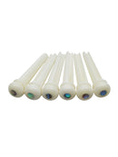 Guitar Bone Bridge Pins with  8*30mm Position Abanlone Dot for Guitar New Hot