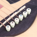 Guitar Bone Bridge Pins with  8*30mm Position Abanlone Dot for Guitar New Hot