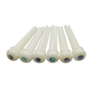 Guitar Bone Bridge Pins with  8*30mm Position Abanlone Dot for Guitar New Hot