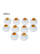 Round E27 White LED Lamp Socket Adapter, Bulb Holder Converter (10 pcs) b l