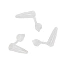 1000 Lab 0.2ml Graduated Micro Centrifuge Test Tube Vial Clear Plastic & Cap b x