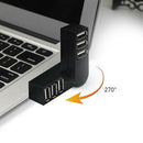 Aluminum 3 Port USB 3.0 Hub Splitter High Speed Power Adapter For PC Laptop
