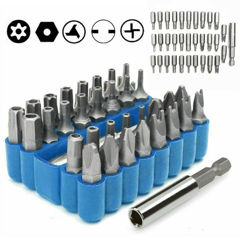 1 Set Star Hex Holder Tamper Proof Security Torxs Spanner Screwdriver Bit  wtet