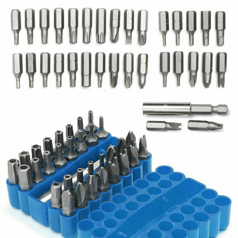 1 Set Star Hex Holder Tamper Proof Security Torxs Spanner Screwdriver Bit  wtet