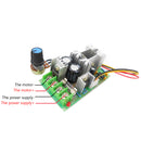 20A 1200W 10-60V 12V 24V 36V 48V PWM DC Motor Speed Control Regulator Switch