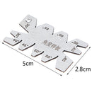 1x Angle Gauge Measuring Tool Stainless Steel Gage For Screw Thread Cutting Nice