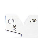 1x Angle Gauge Measuring Tool Stainless Steel Gage For Screw Thread Cutting Nice