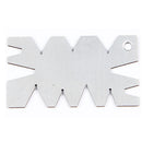 1x Angle Gauge Measuring Tool Stainless Steel Gage For Screw Thread Cutting Nice