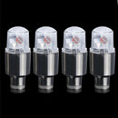 4pcs Bicycle Car Wheel Motorcycle Tire Valve Cap Neon Lamp LED Flash Lights