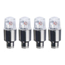 4pcs Bicycle Car Wheel Motorcycle Tire Valve Cap Neon Lamp LED Flash Lights