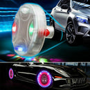 Universal Solar Energy LED Car SUV Flash Wheel Tire Valve Cap Neon Light Lamp