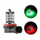 2-Pack LED Fog Lights Bulbs RGB 5050 27SMD 16 Color Car Headlight Fog Light Lamp