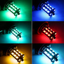 2-Pack LED Fog Lights Bulbs RGB 5050 27SMD 16 Color Car Headlight Fog Light Lamp