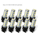 10pcs  3157 5050 18 SMD LED Light Bulbs in Hyper Pure White Lamps