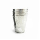 Shot Cup Drinking Mug w/PU Leather Cover 4pcs Stainless Steel Durable Home