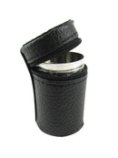 4Pcs Stainless Shot Glass Cup Drinking Mug Leather Cover Case Set Newest Useful