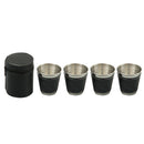 4*Stainless Steel Mini Cup Drinking Coffee Beer Wine Camping Hot Outdoor New Hot