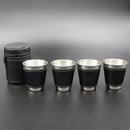 4Pcs Stainless Steel Mini Cup Mug Drinking Coffee Beer Wine Camping Travel Newly